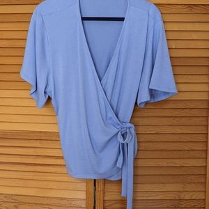 Gap - Periwinkle Wrap Shirt Size XXL